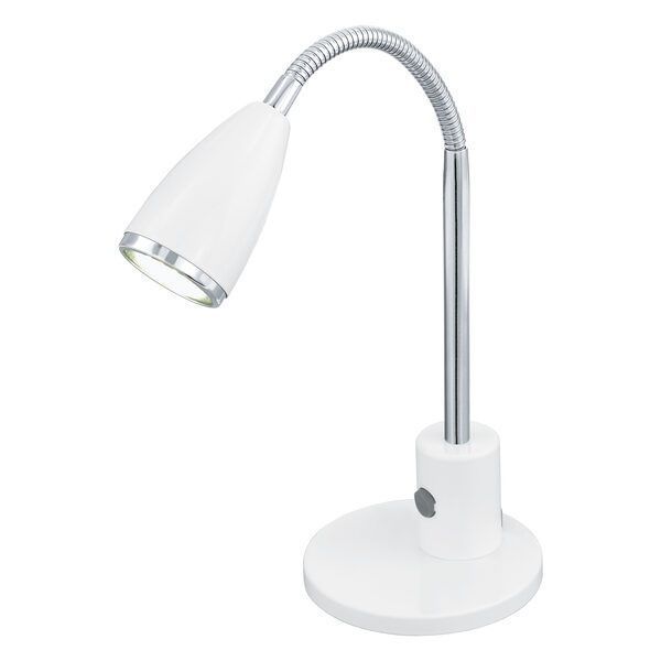  LAMPARA ESCRITORIO FOX ACERO BLANCO H320 1X3W GU10 LED  COD.93872-0