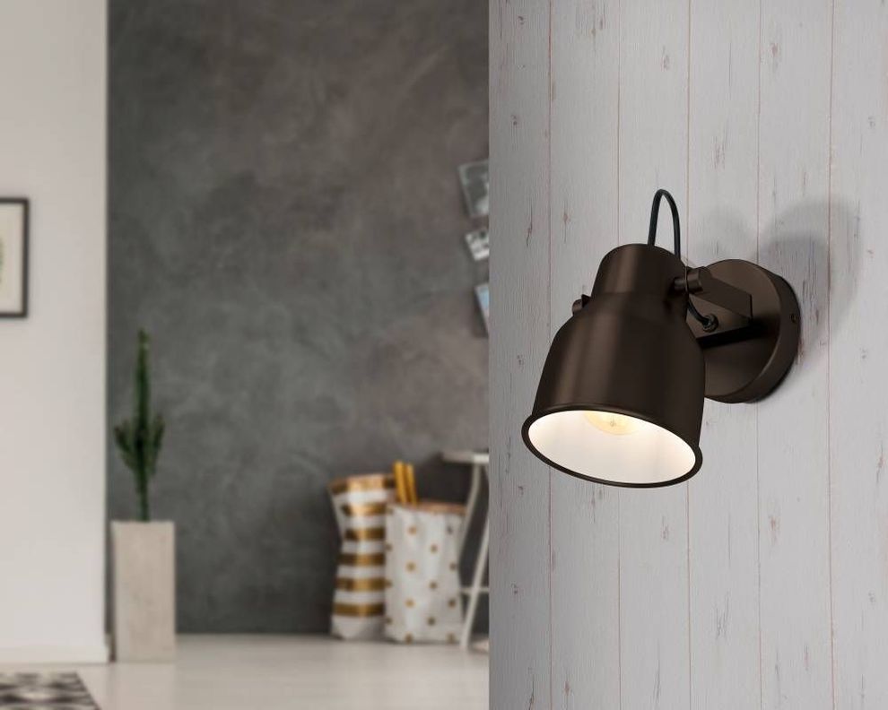 FOCO SOBREPUESTO MITCHLEY ACERO CAFÉ E27 1X40W COD.43385-1