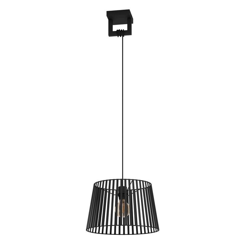 Lámpara Colgante Bogota Acero Negro 1X40W E27, IP20 cod.390002-0