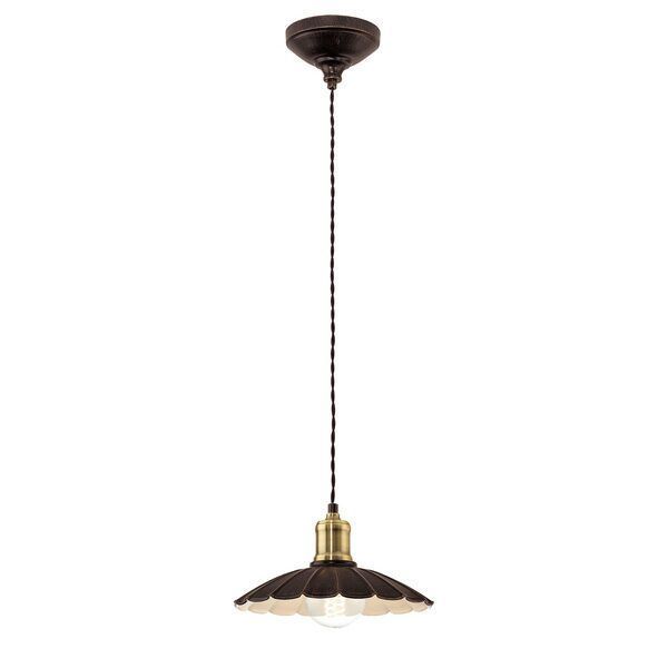 LAMPARA COLGANTE HEMINGTON VINTAGE DORADO CAFÉ   E27 COD.49461-0