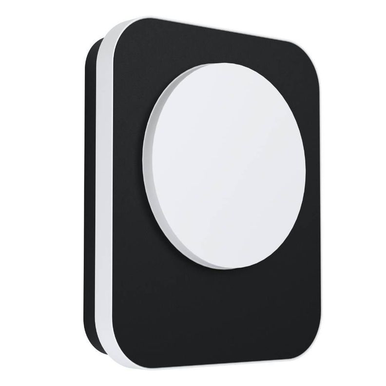 Lámpara Apliqué Madriz aluminio Negro LED 9W IP44 Cod99583 -0