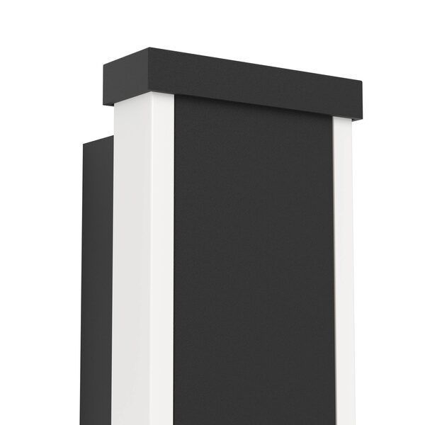 Lámpara Aplique Neviano Acero Negro 2X11W IP65 Led incluida Cod.900678-3