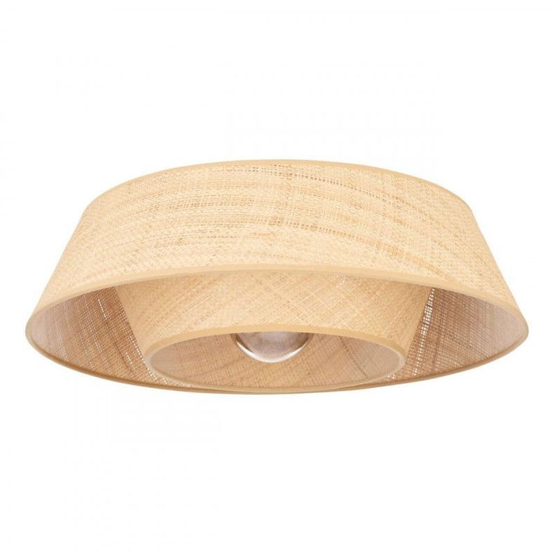 Lampara de Techo Marford Acero beigeE27 1x60w IP20 Cod.44095-0