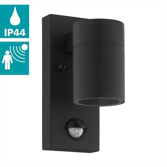 APLIQUE RIGA ACERO NEGRO GU10 1X2,8W IP44 COD. 99571-3
