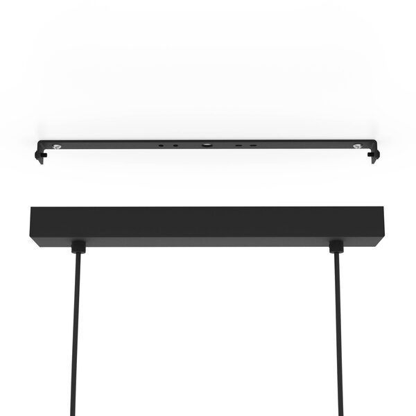 Lámpara Colgante Barbano Acero Negro Led 3X8W IP20 Cod900856-3