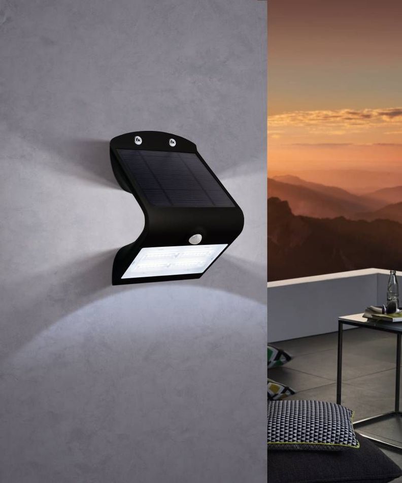 Lámpara Apliqué Lamozzo Acrilico H210 SOLAR-LED incluye 3W Cod900255-1