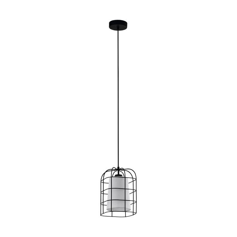 LAMPARA DE COLGAR BITTAMS ACERO NEGRO E27 1X28W COD43354-0