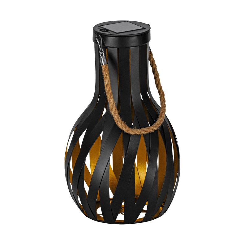 Z_SOLAR ACERO ORO NEGRO H270 DM170 3000K-LED 1X0 06W IP44-0