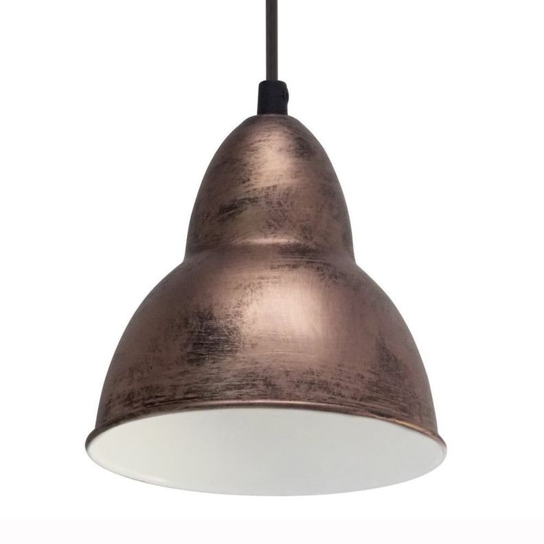 Lámpara Colgante Truro Metal Cobre E27 1X40W E27 IP20 cod.49235-2