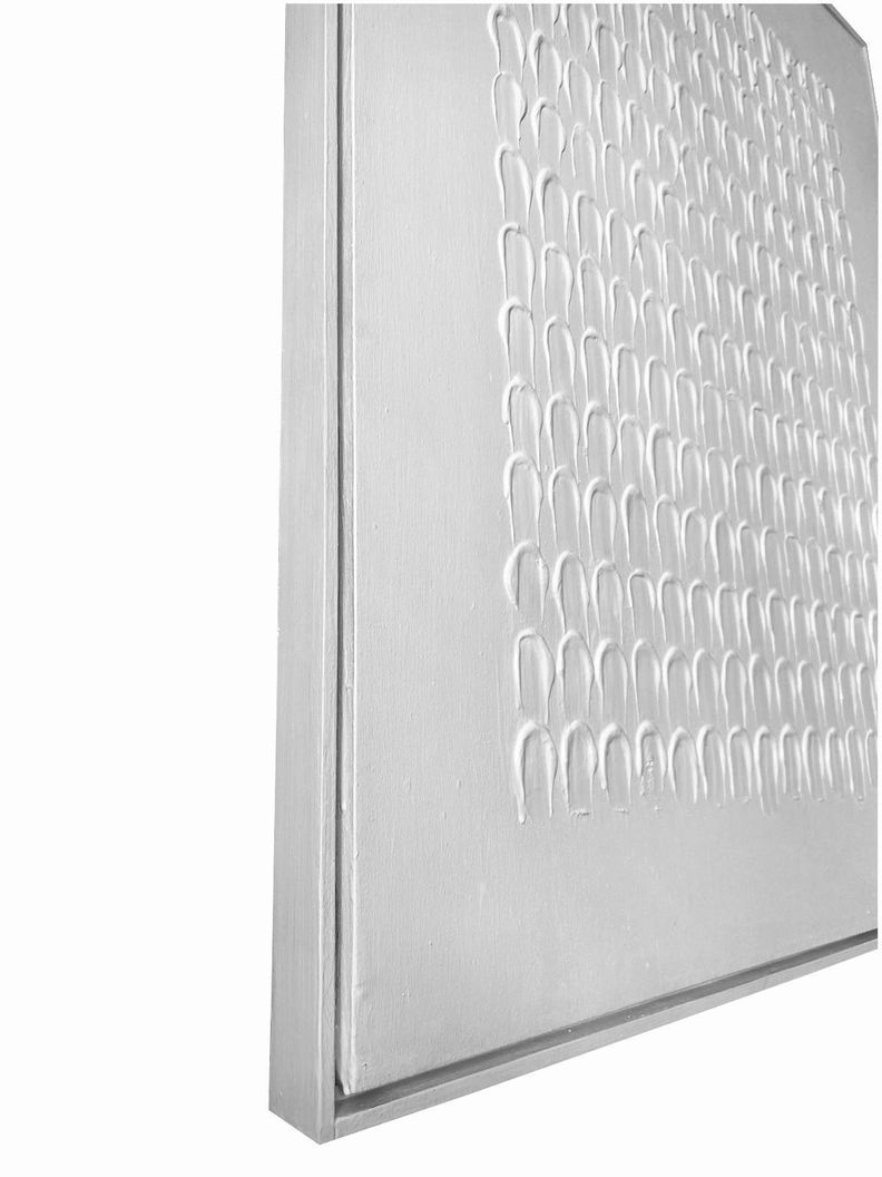 Cuadro decorativo Blanco abstracto  90x70-4