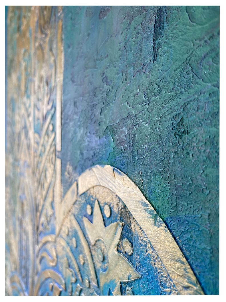 Mano de Fátima Hamsa Cuadro decorativo 90x70-2