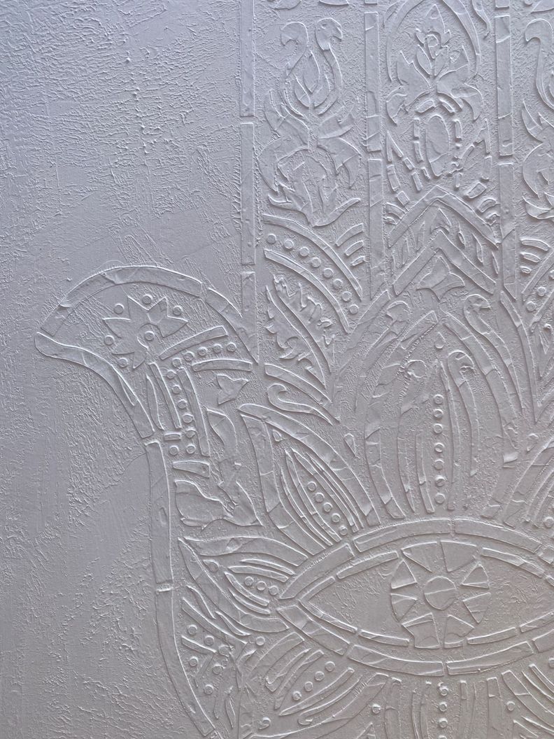 Mano de Fátima, Hamsa Cuadro decorativo  90x70-2