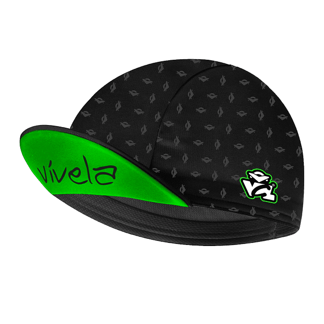Cap Gorro Vintage Ciclismo Vívela Verde-0