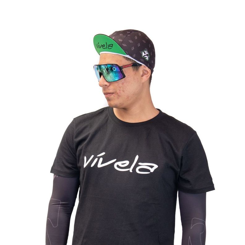 Cap Gorro Vintage Ciclismo Vívela Verde-4