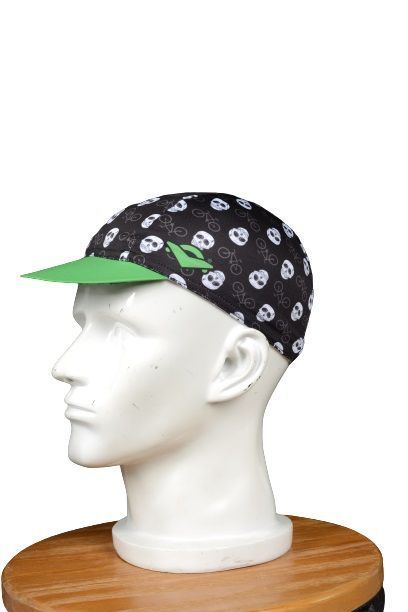 Cap Gorro Vintage Ciclismo Vívela Skull y Bicicletas-1