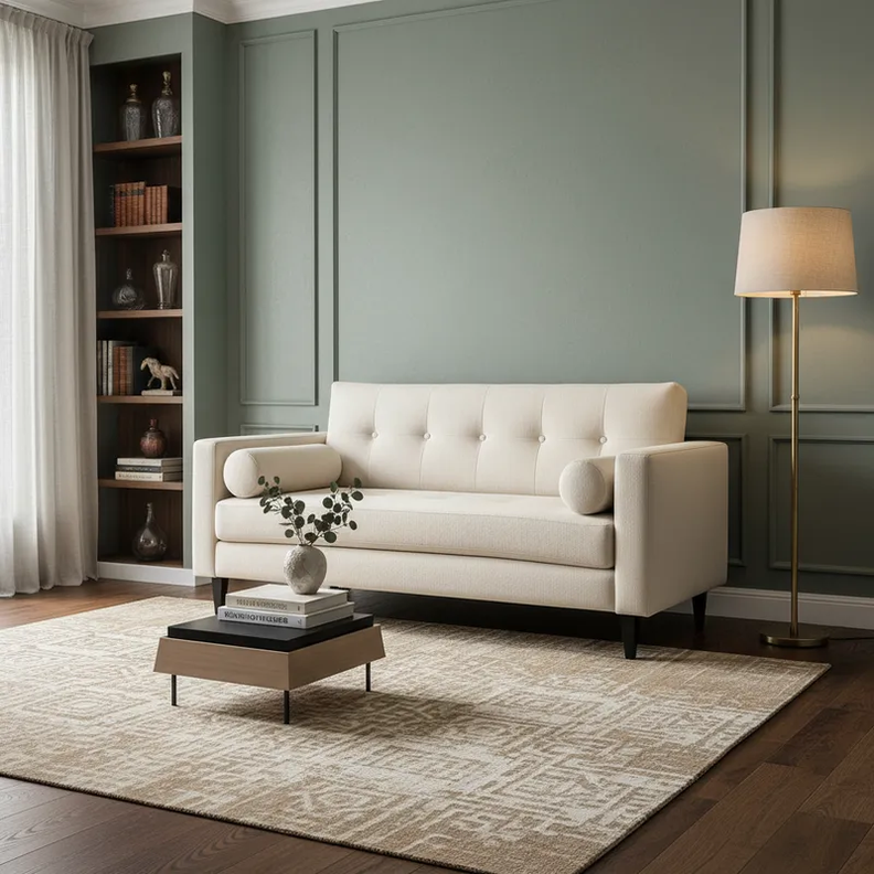 Sofa 3 cuerpos Retro Tela Hidrorrepelente