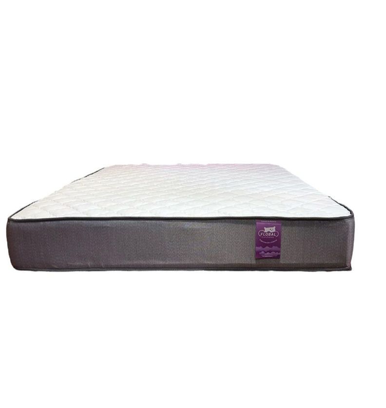 Colchón 2 Plazas Simple FLOBAL  Resorte 150x190x23cm-0