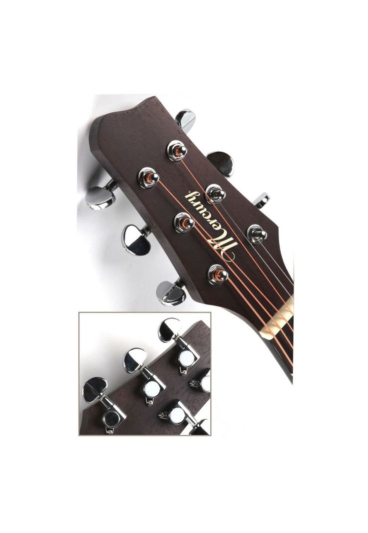 Guitarra Electroacustica Vintage Satin Black MSM02 Mercury-1