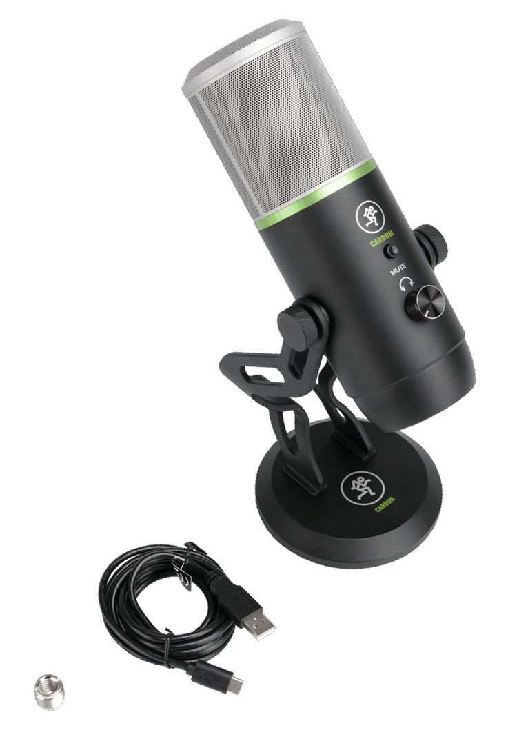 Micrófono condensador USB Carbon Premium EM-Carbon Mackie-1