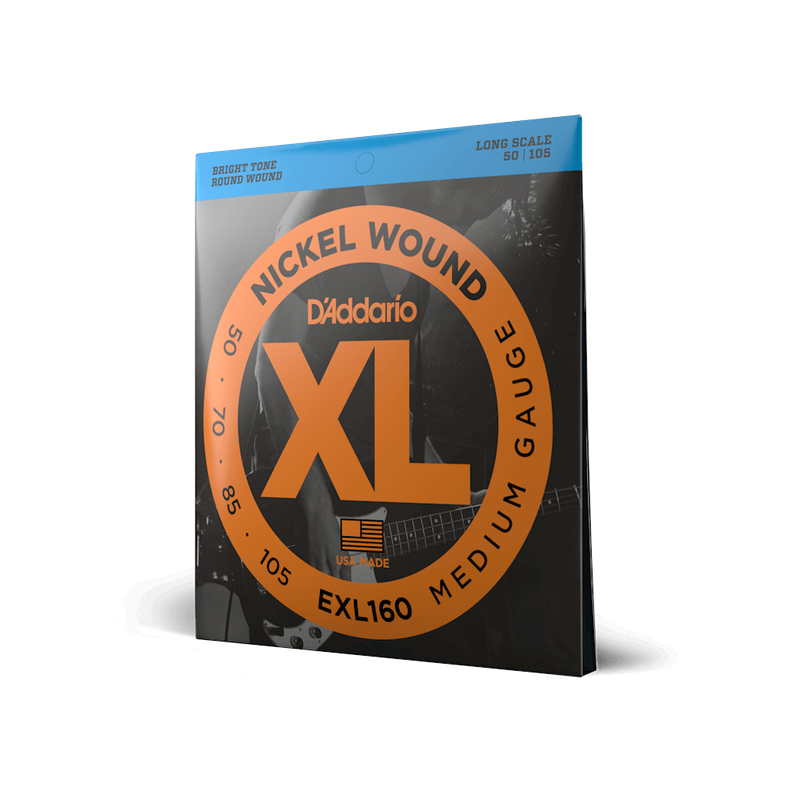CUERDAS BAJO ELECTRICO 4 CUERDAS 50-105 STR EXL160 DADDARIO-0