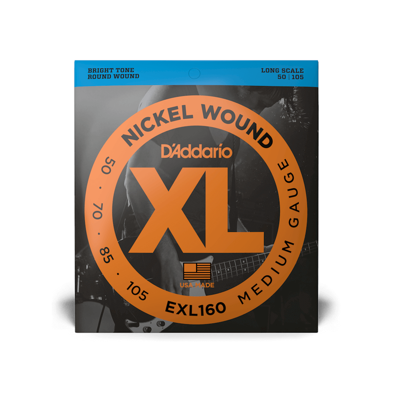 CUERDAS BAJO ELECTRICO 4 CUERDAS 50-105 STR EXL160 DADDARIO-1