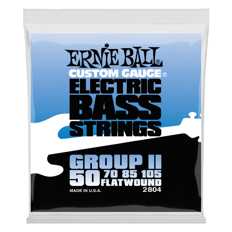 Cuerdas Bajo Eléctrico ErnieBall Flatwound Group II, 50-105-0
