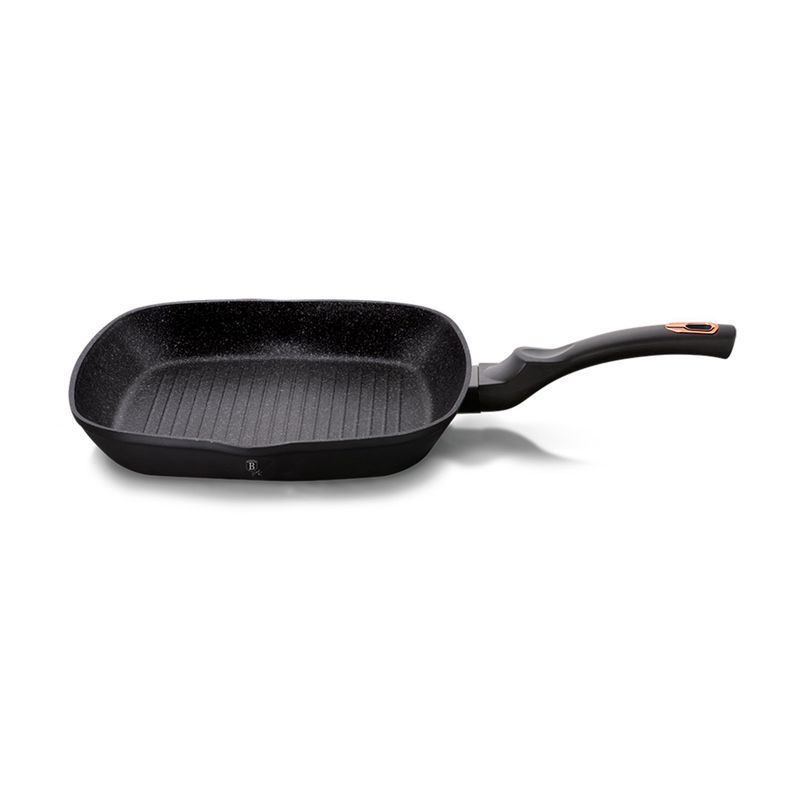 sarten  cuadrado Grill de 28 cm libre de PFOA negro-0