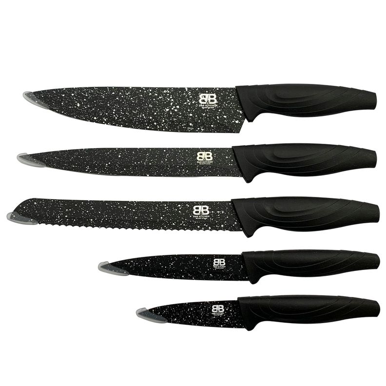 Set de cuchillos 6 piezass incluye soporte -1