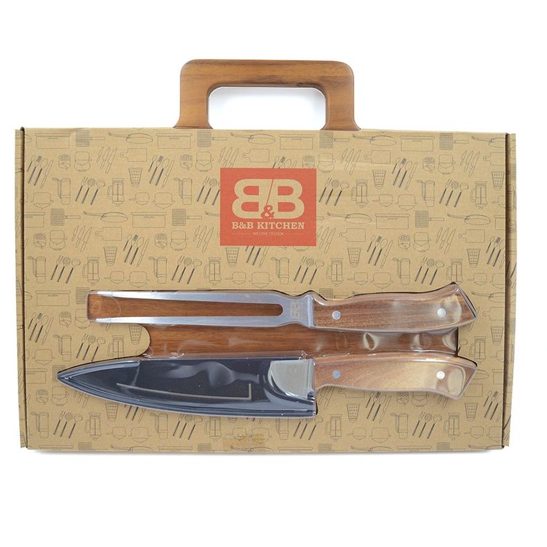 SET PARRILLERO B&B KITCHEN 3 PZS BLACK LINE-2