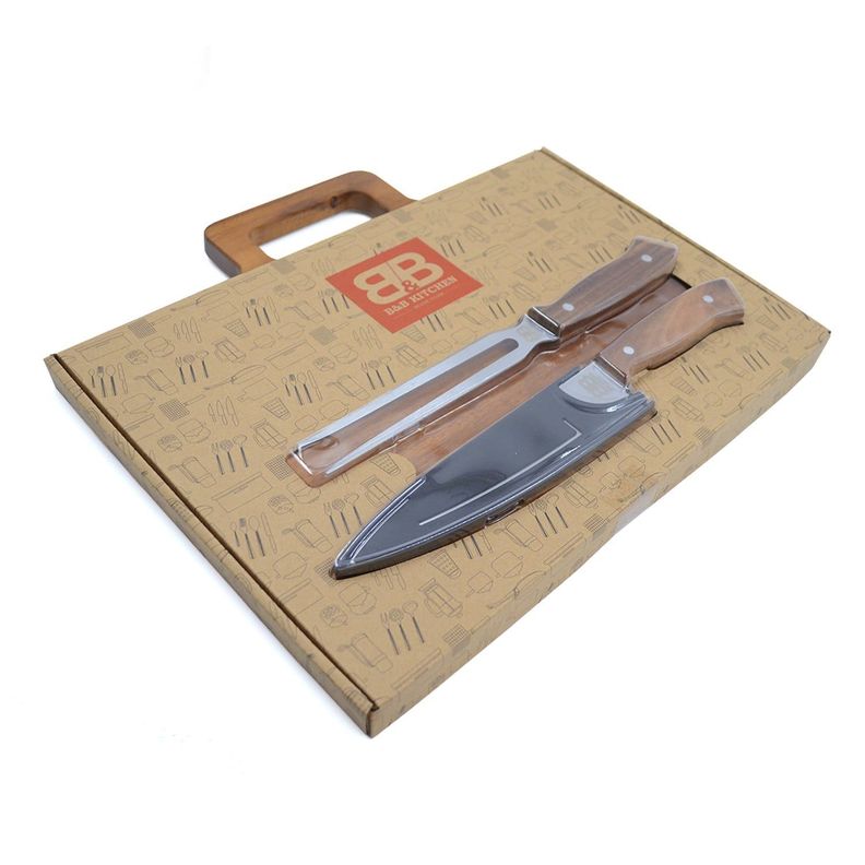 SET PARRILLERO B&B KITCHEN 3 PZS BLACK LINE-3