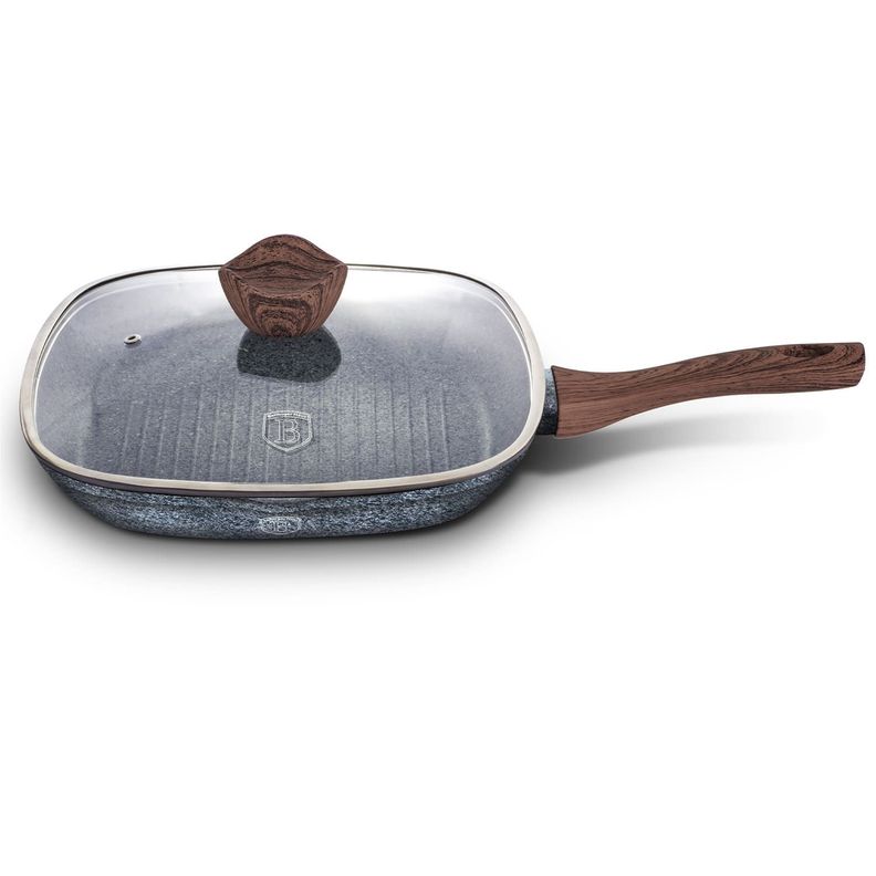 SARTEN GRILL CON TAPA  50 CM FOREST LINE-ORIGINAL BROWN ANTIHADHERENTE 2,1-1