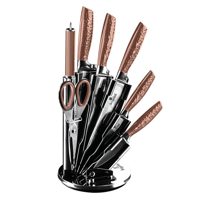SET DE CUCHILLOS CON SOPORTE DE ACRILICO 8 PCS-2