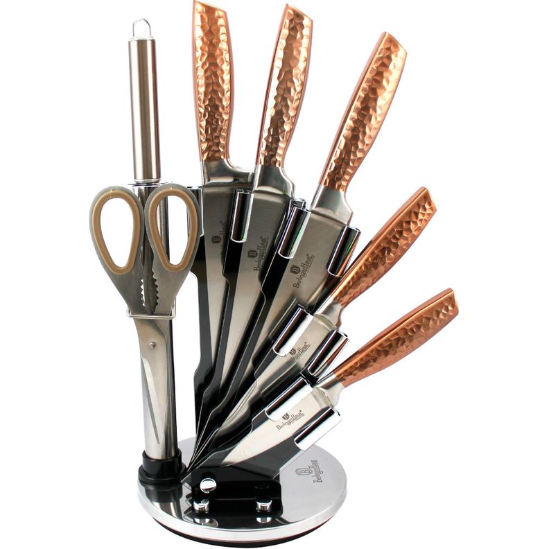 SET DE CUCHILLOS CON SOPORTE DE ACRILICO 8 PCS-0