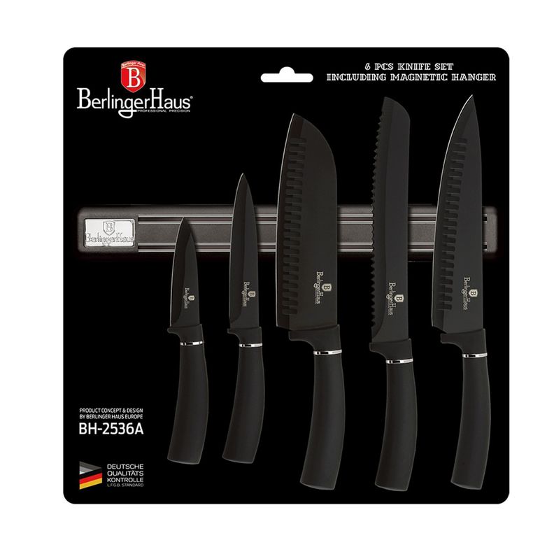 Set de cuchillos 6 pcs + barra magnética -1