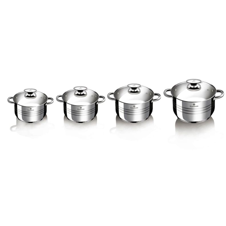 BATERIA DE CODINA 8 PZS GOURMET LINE  ACERO INOXIDABLE-1