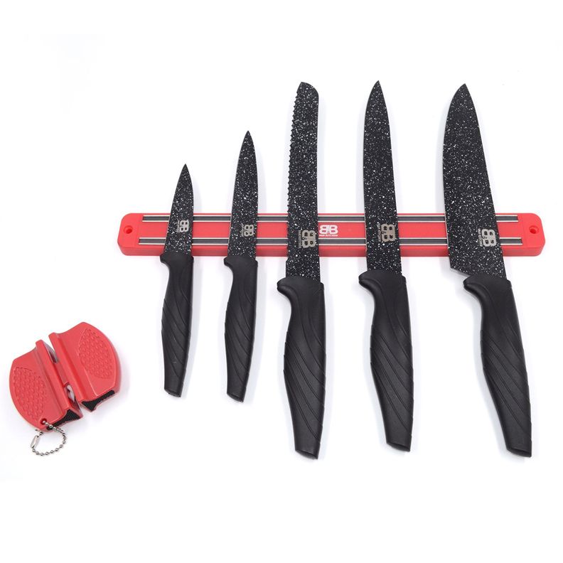 Set de Cuchillos 7 pzs acero inoxidable-0