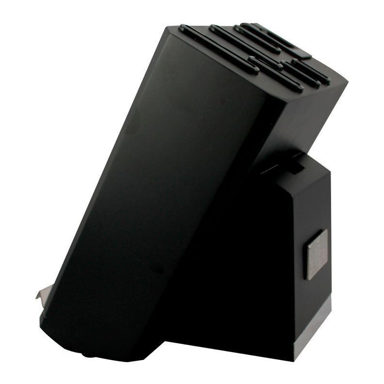 Atril de madera  para 6 CUCHILLOS cuchillos  con afilador incluido-1