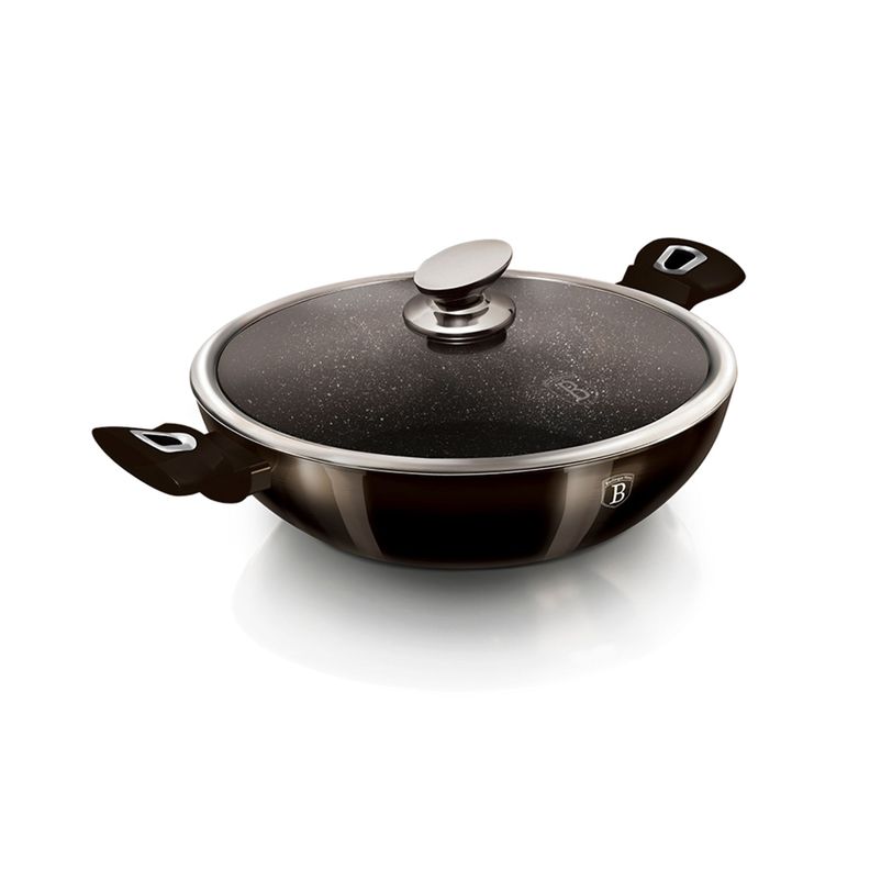 Wok Con Tapa 30 cm  Full Induccion