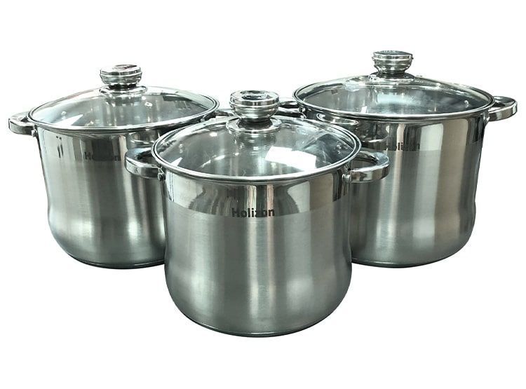 BATERÍA DE COCINA 6 PCS 22, 24, 26 CM-0