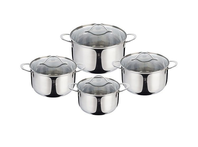 BATERIA DE COCINA FULL INDUCCION 8 PCS ACERO INOXIDABLE-1