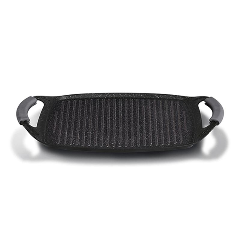 PLANCHA GRILL 47 x 29 CM METALLIC LINE CARBON PRO EDITION ANTIADHERENTE-1