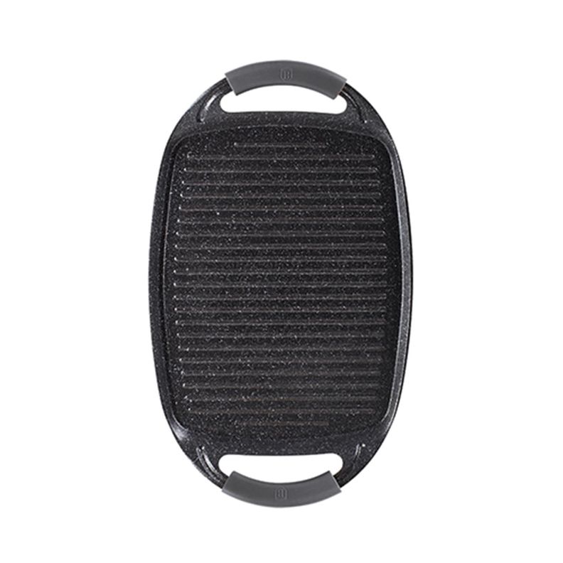 PLANCHA GRILL 47 x 29 CM METALLIC LINE CARBON PRO EDITION ANTIADHERENTE-2