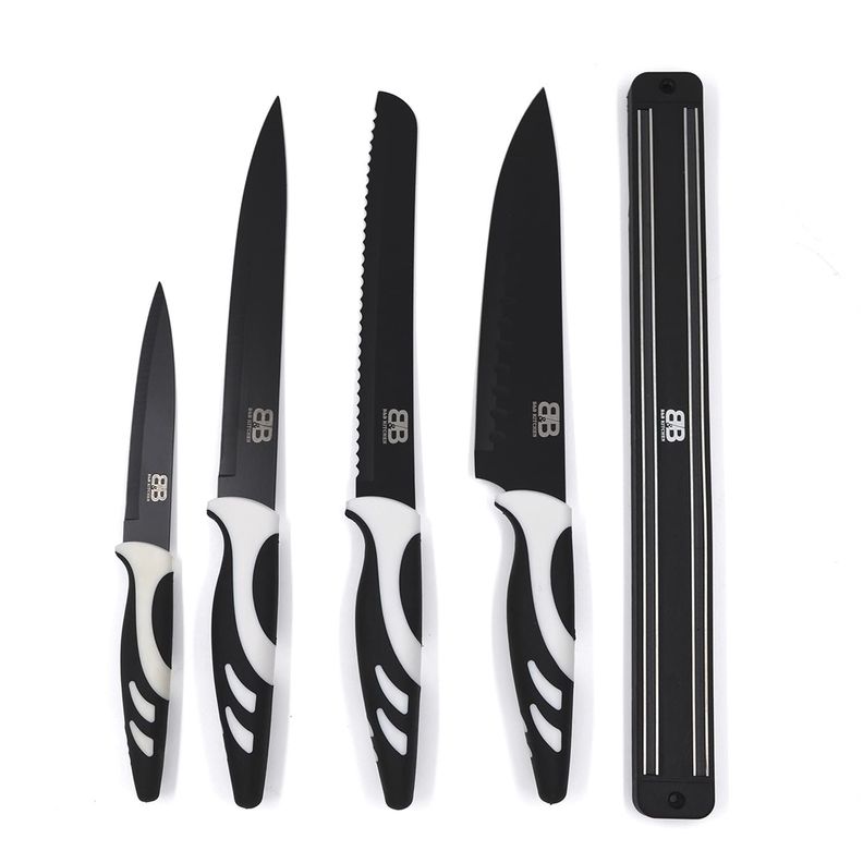 Set de cuchillos 5 pzs acero inoxidable-1
