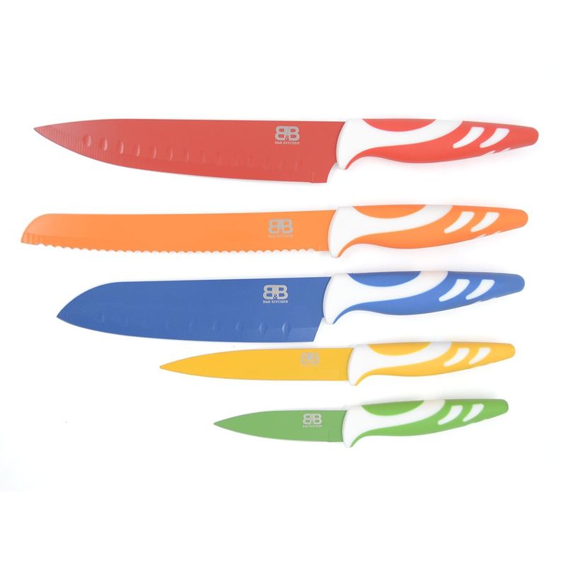 set de cuchillos 5 pzs acero inoxidable-0