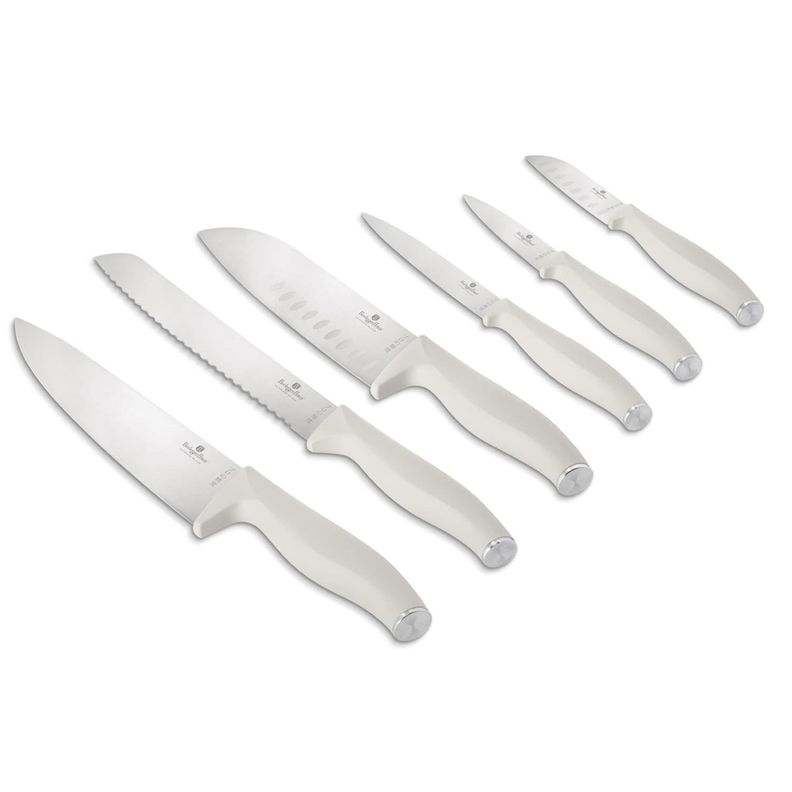 SET DE CUCHILLOS 6 PZS ACERO INOXIDABLE-0