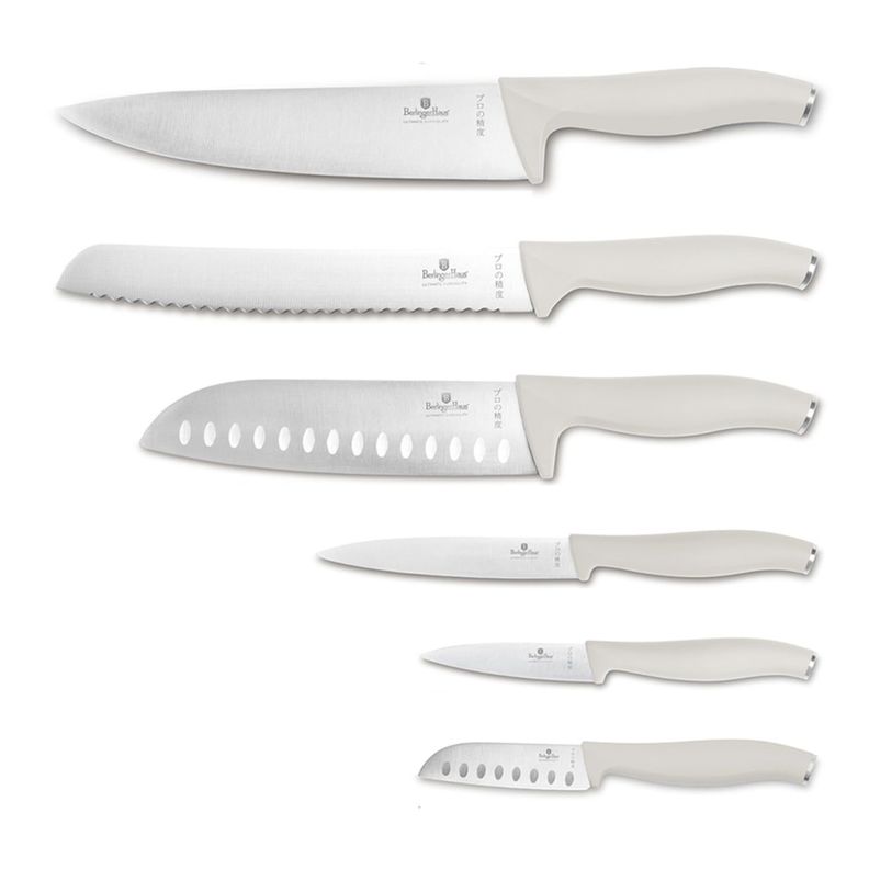 SET DE CUCHILLOS 6 PZS ACERO INOXIDABLE-1