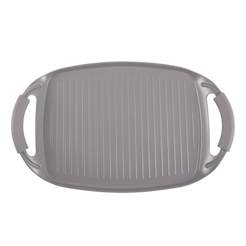PLANCHA GRILL  47x29  CM  TAUPE COLLECTION ANTIADHERENTE-1