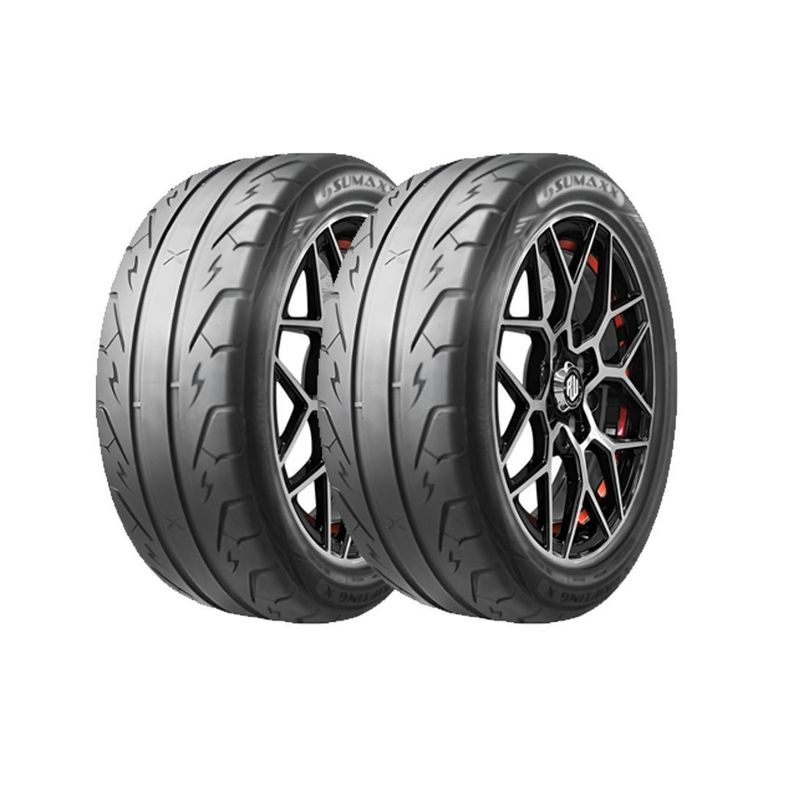 Set 2 neumatico 195/50R15 82V MAX DRIFTING X Sumaxx Race-On TL BLK CHN Negro