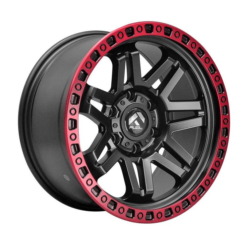 SET 4 LLANTA  18x9 6X139 Et0 SYNDACATE MB-LRED-BR REPLICA-0