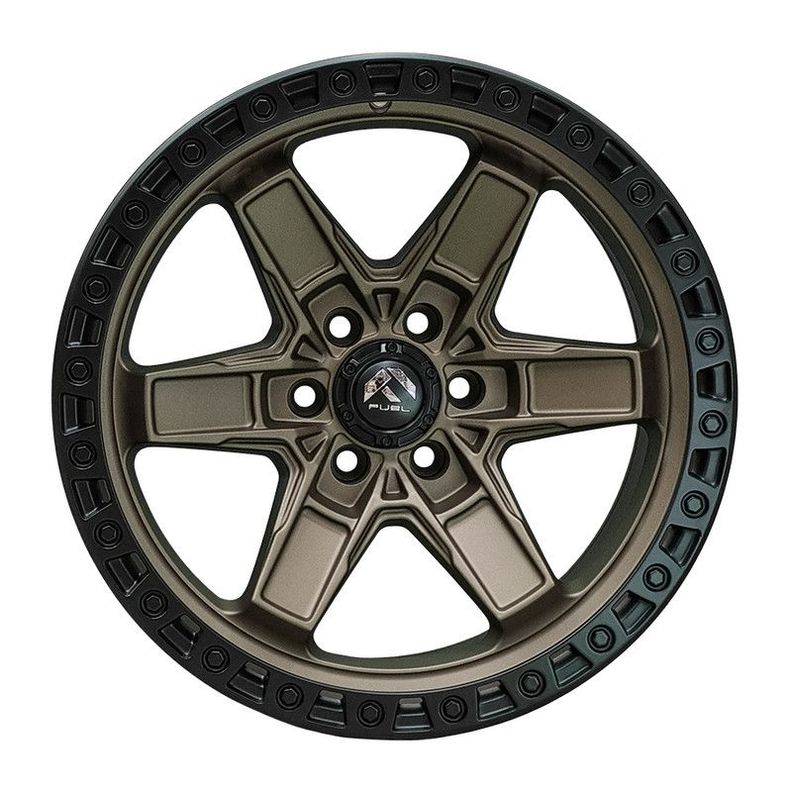 SET 4 LLANTA  18x9 6X130 Et-12 KICKER6 MBRNZ-LMB REPLICA-1